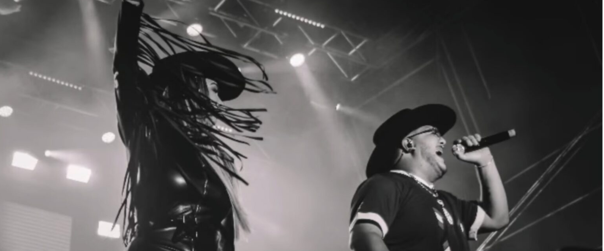 Marilina se emocionó con el Grupo Frontera