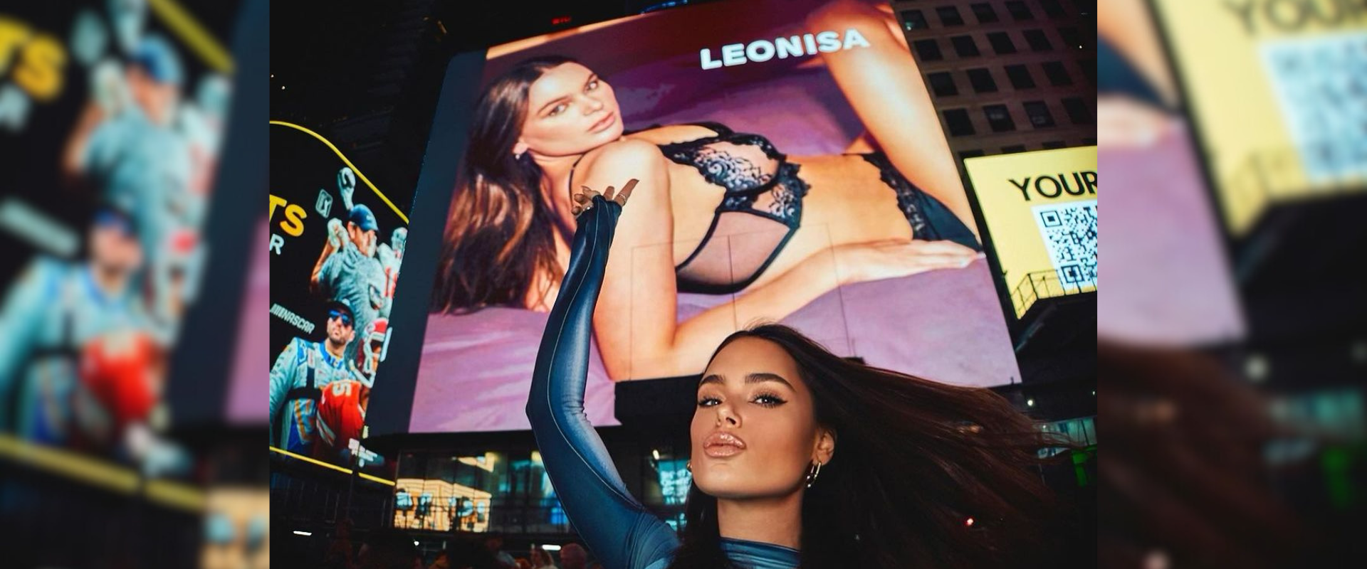 Stephi Stegman es figura en el Times Square