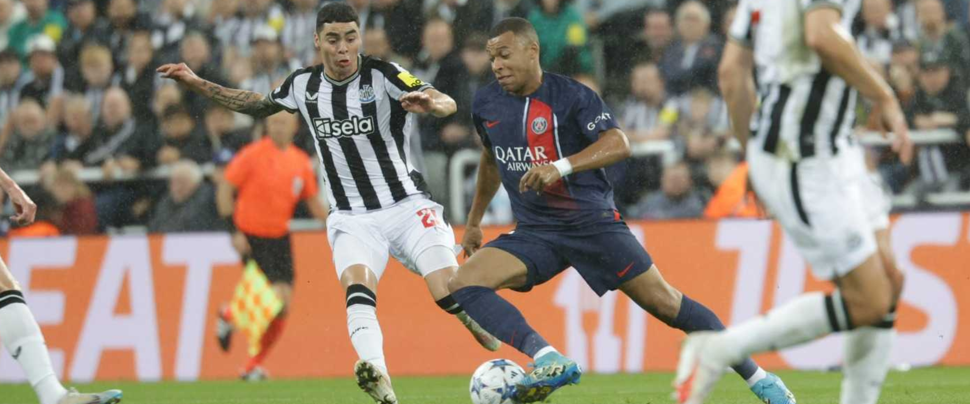 El ‘baile’ de Almirón a Mbappé que todos hablan