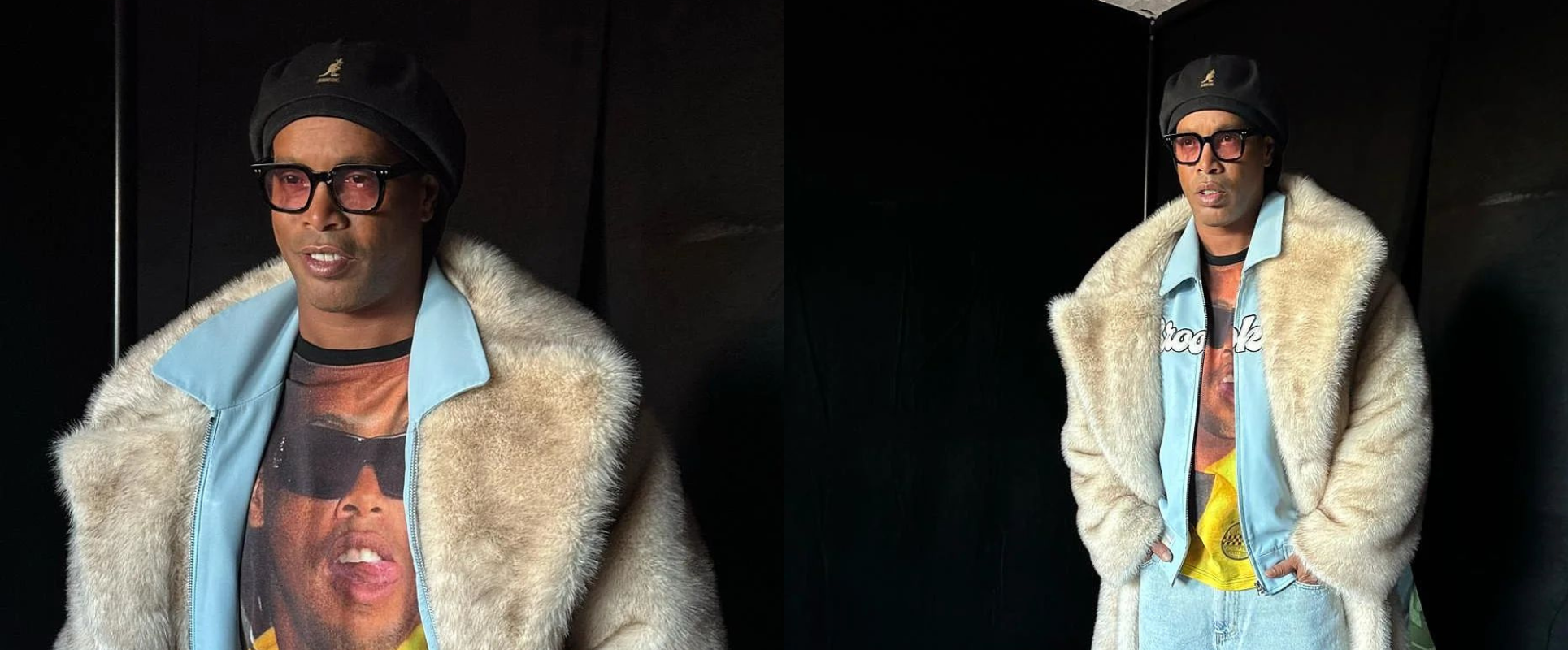 Ronaldinho se convirtió en modelo