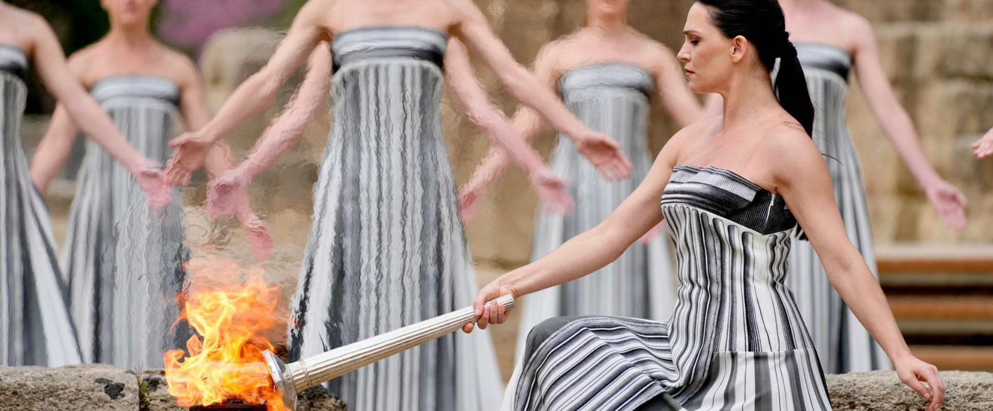 Se encendió la llama de los Juegos Olímpicos de París 2024