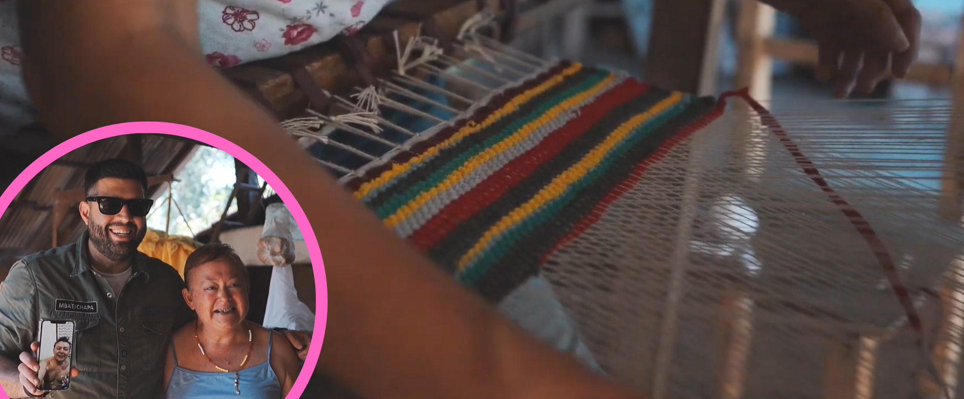 Bicho conoció a la mamá de HR en Carapeguá