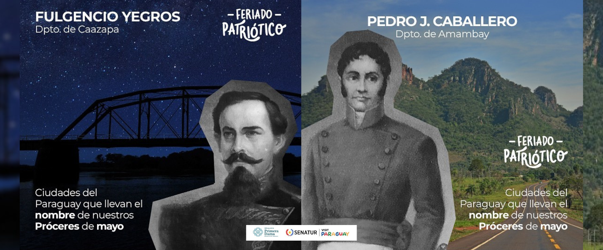 ¿Conoces las ciudades que llevan los nombres de los próceres?