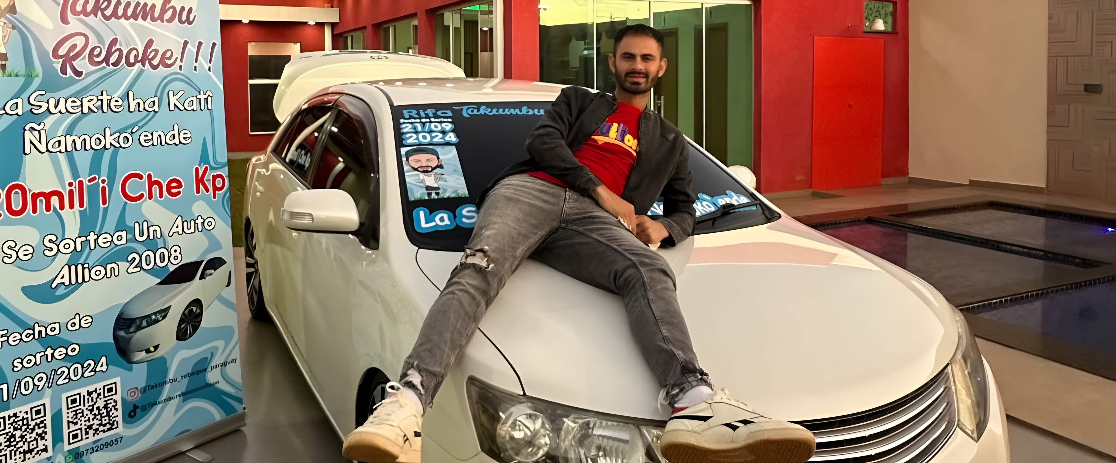¿Qué se rifa un auto o Taku?