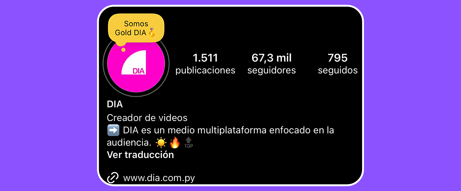 ¡Llegó el «Gold» a Instagram!