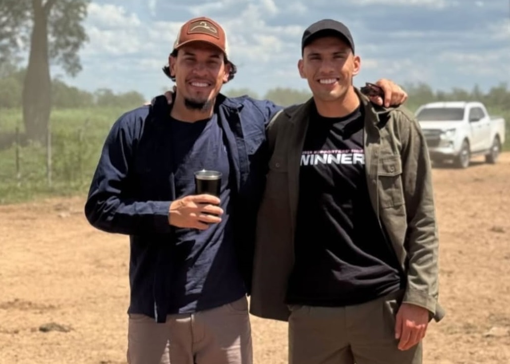 Gustavo y Diego Gómez visitaron el Chaco Paraguayo
