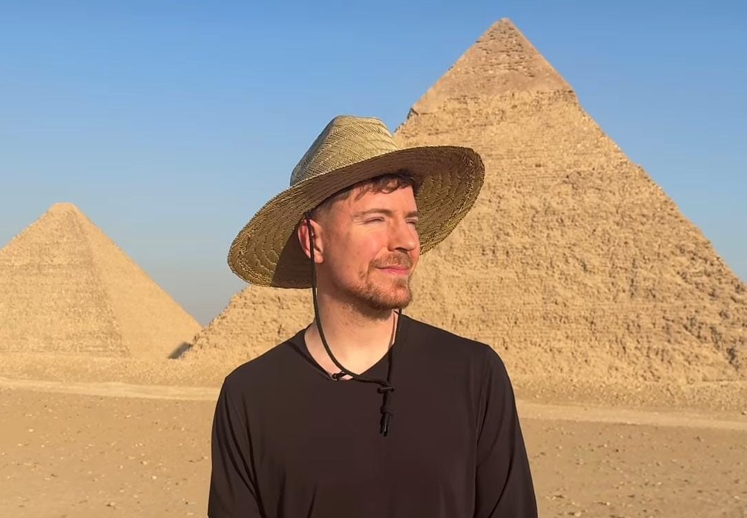 ¡MrBeast alquiló las pirámides de Egipto por 100 horas!