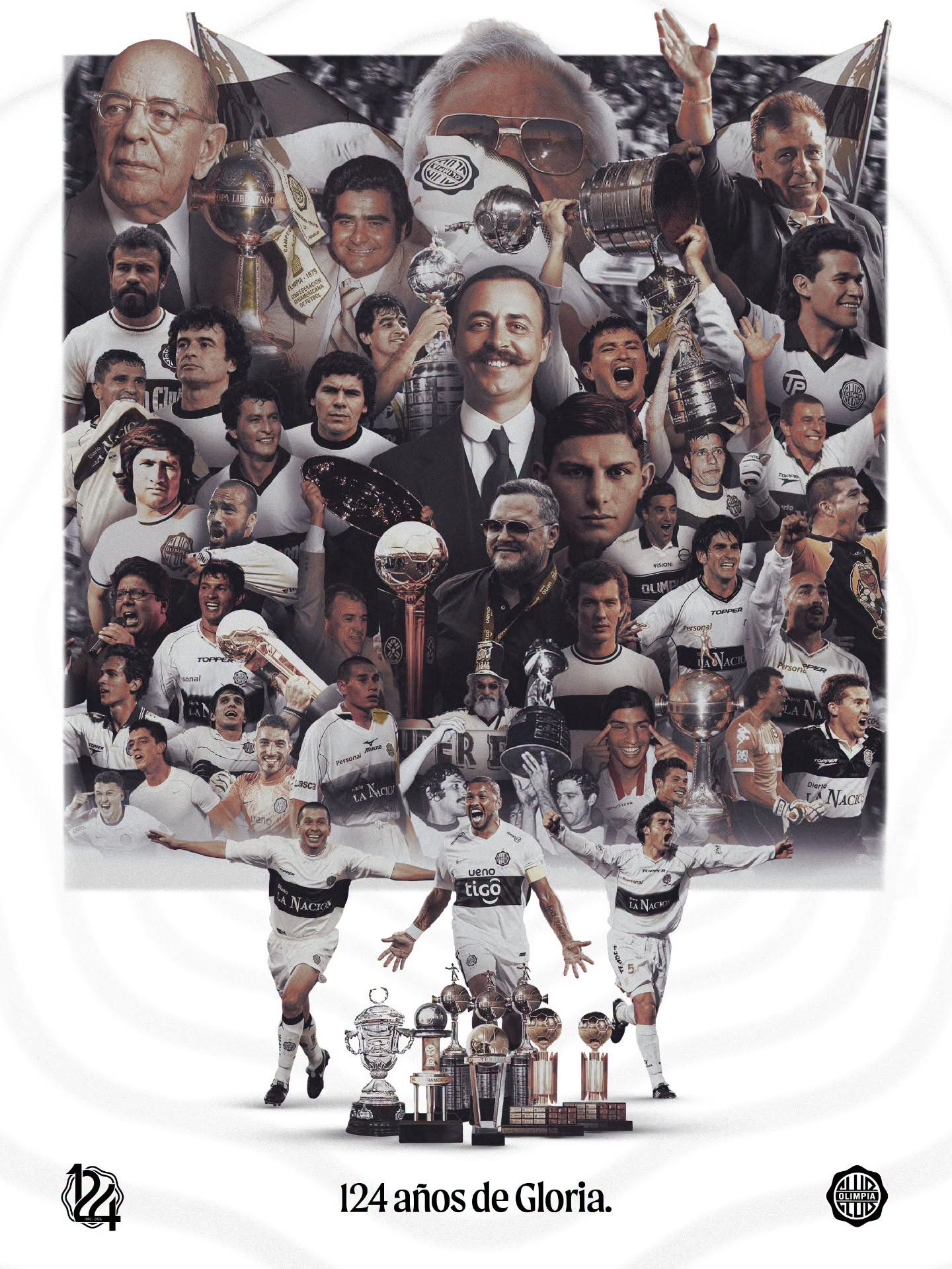 Olimpia celebra 124 años de historia, gloria y grandeza