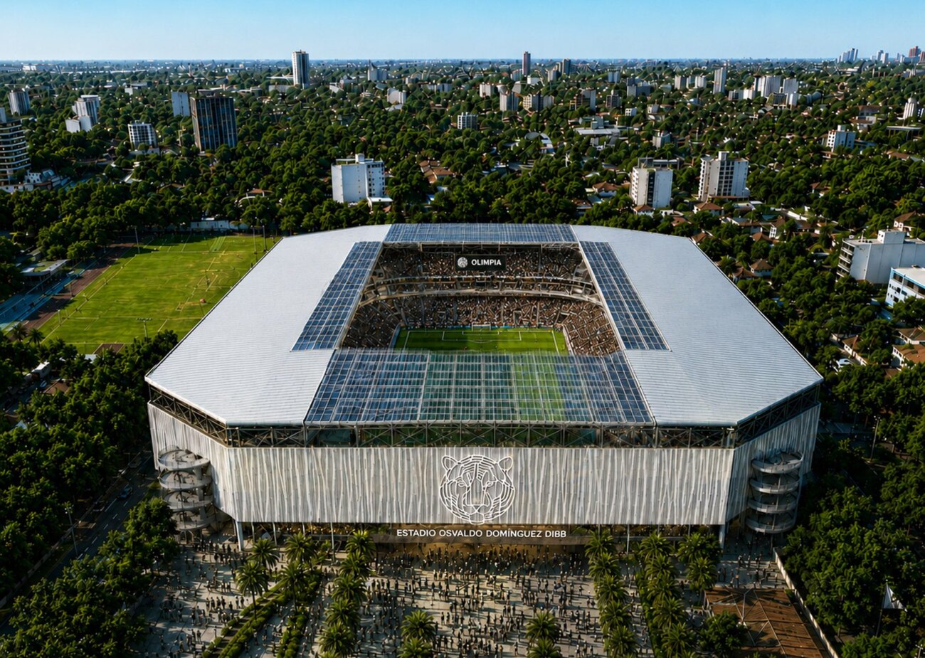 El nuevo estadio de Olimpia sorprende con un impactante rediseño