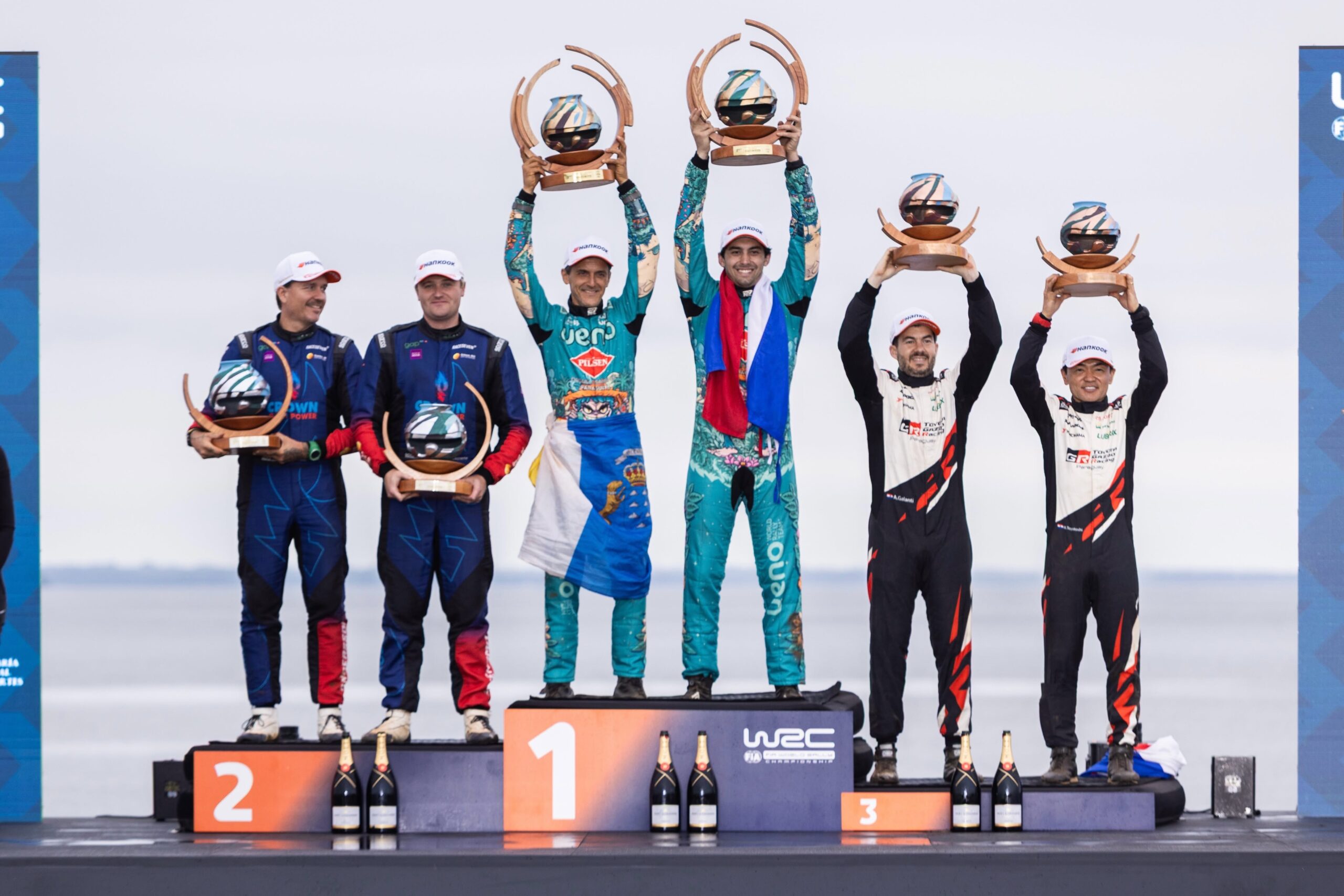 ¡Qué Domingo, Domínguez! Diego conquistó el WRC2 del Rally del Paraguay